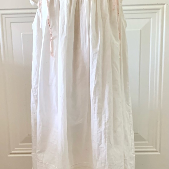 New Handmade Girl’s French Smocked Portrait Dress w/Silk Ribbons French Lace - Picture 2 of 10